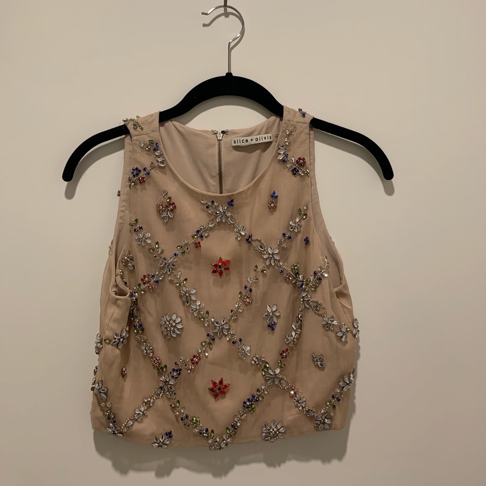 New Alice + Olivia crop top